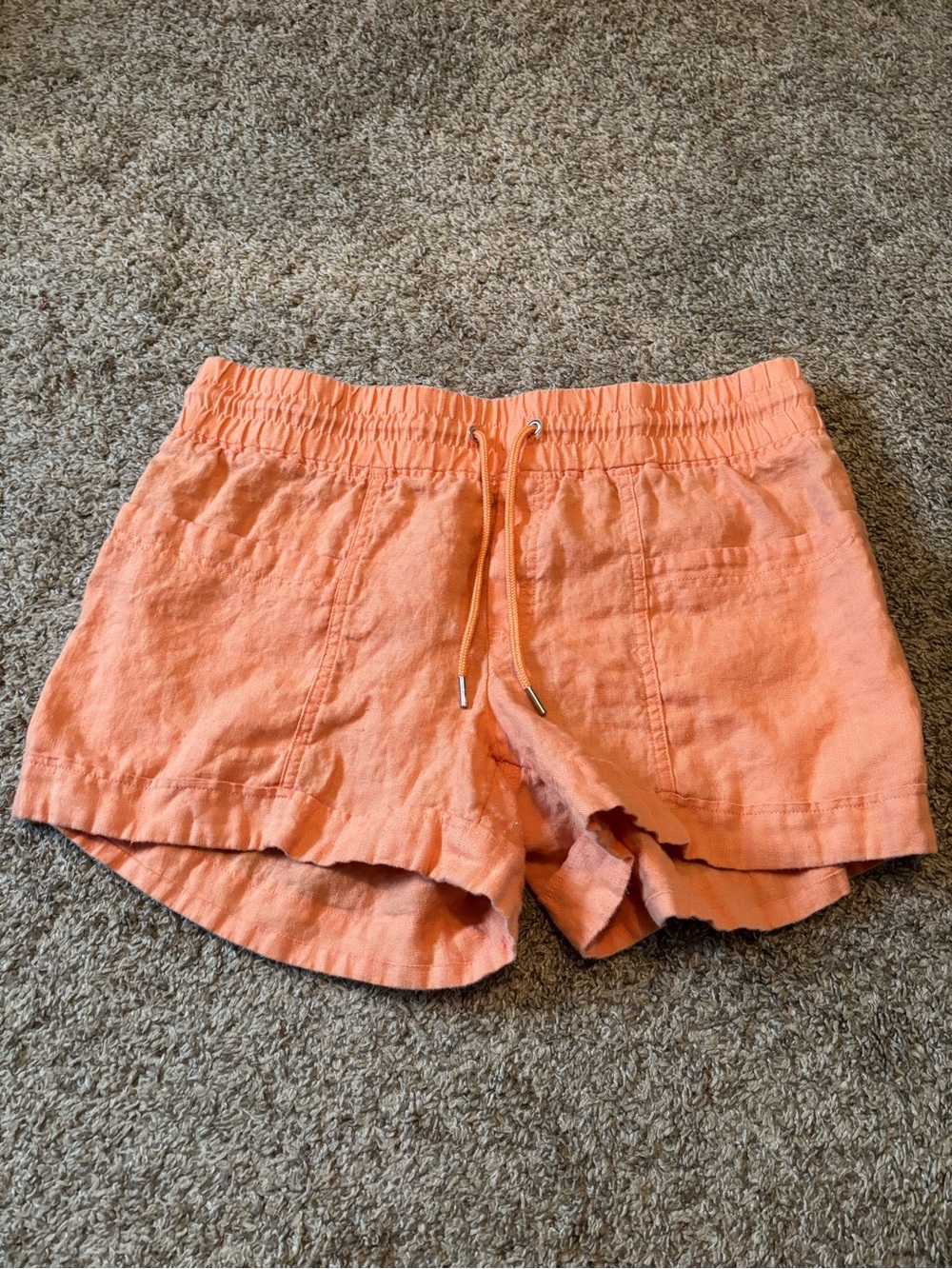 100% linen Athleta shorts